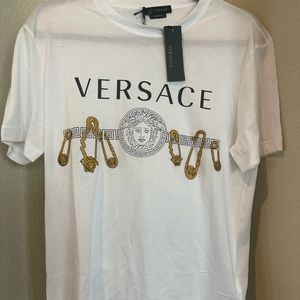 White Versace t shirt
